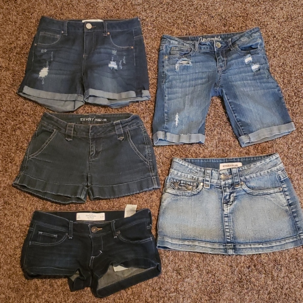Women's Jean shorts & Jean skirt (00, 0, 1)